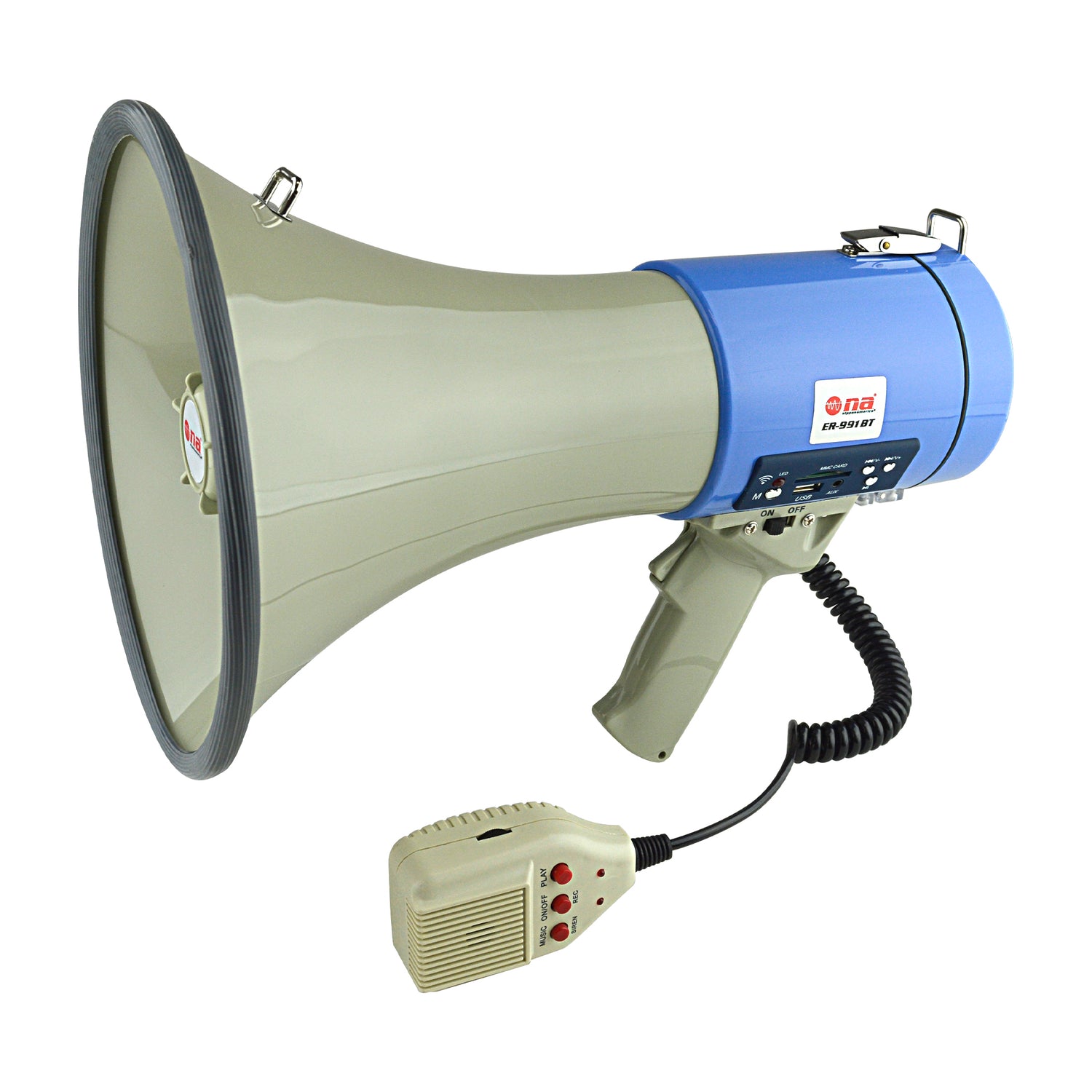 Megaphone with USB, MMC AND MP3 PLAYER (ER-991BT)