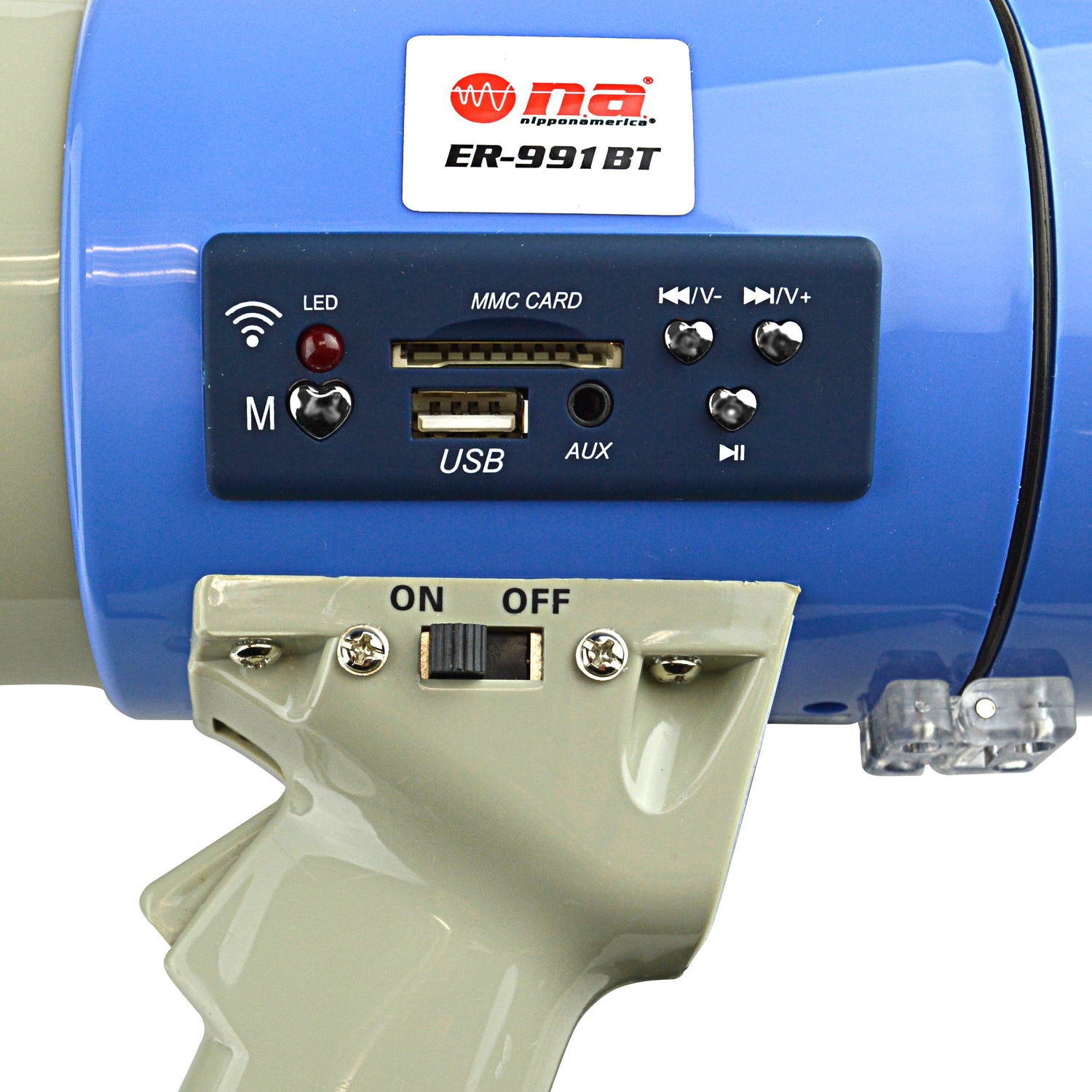 Megaphone with USB, MMC AND MP3 PLAYER (ER-991BT)