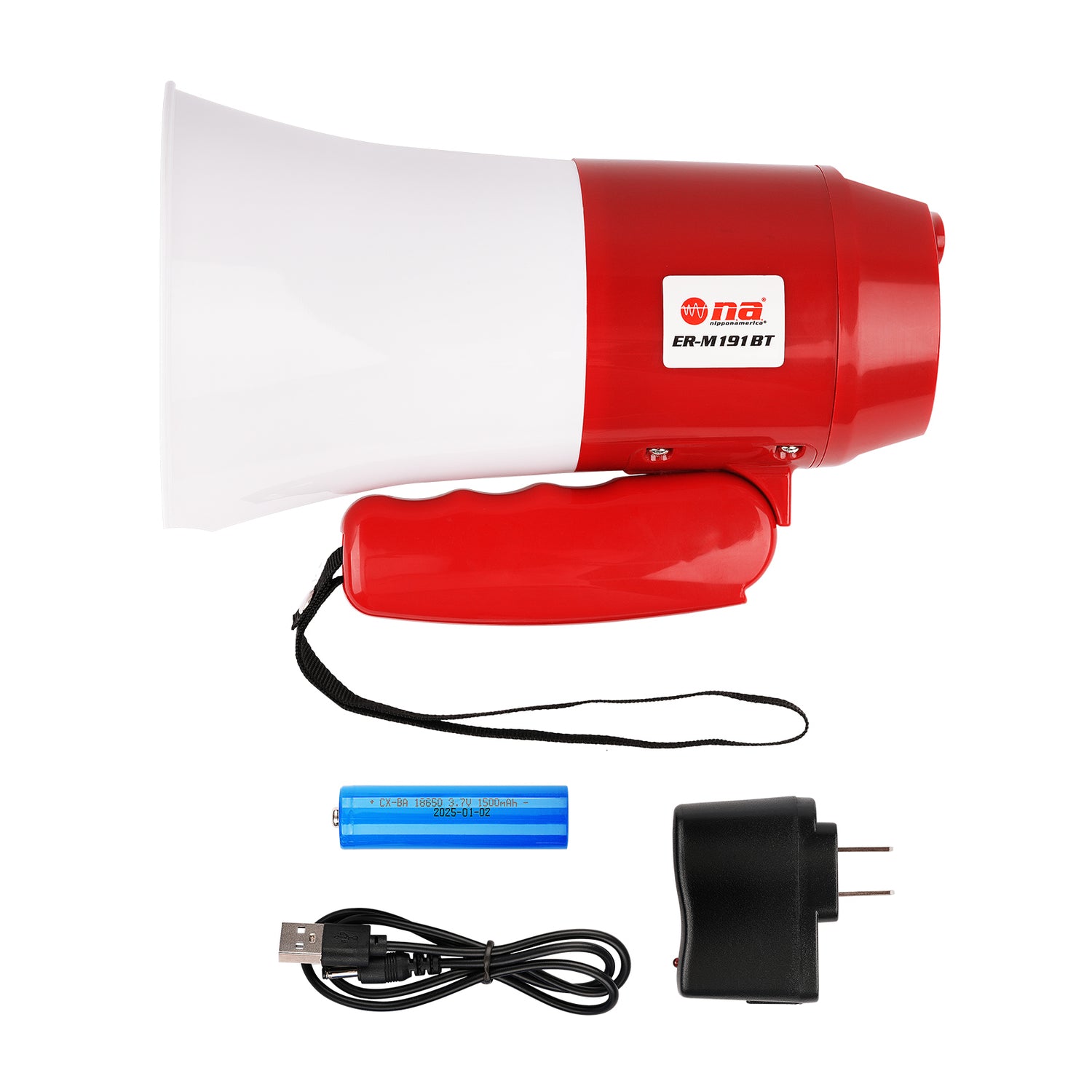 Megaphone with USB/MMC Card and MP-3 Player (ER-M191BT)
