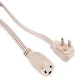 12’ Flat Cable with Flat Plug Extension Cord (EX-FLT316-12IVO)