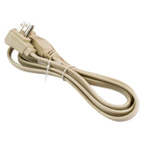 6’ Flat Cable with Flat Plug Extension Cord (EX-FLT316-6IVO)