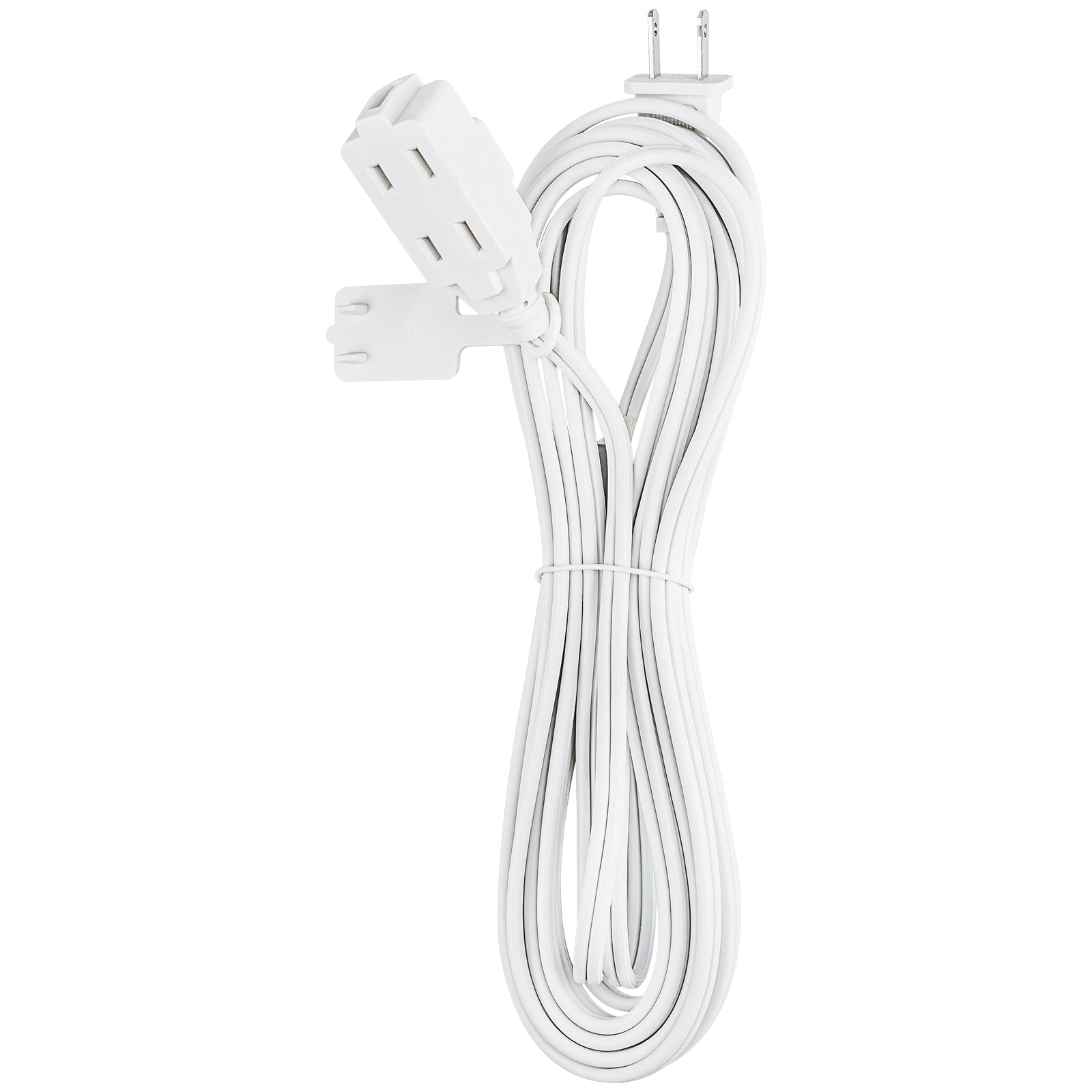 20' Flat Plug Extension Cord (EX-ID216-20WHT) – NipponAmerica
