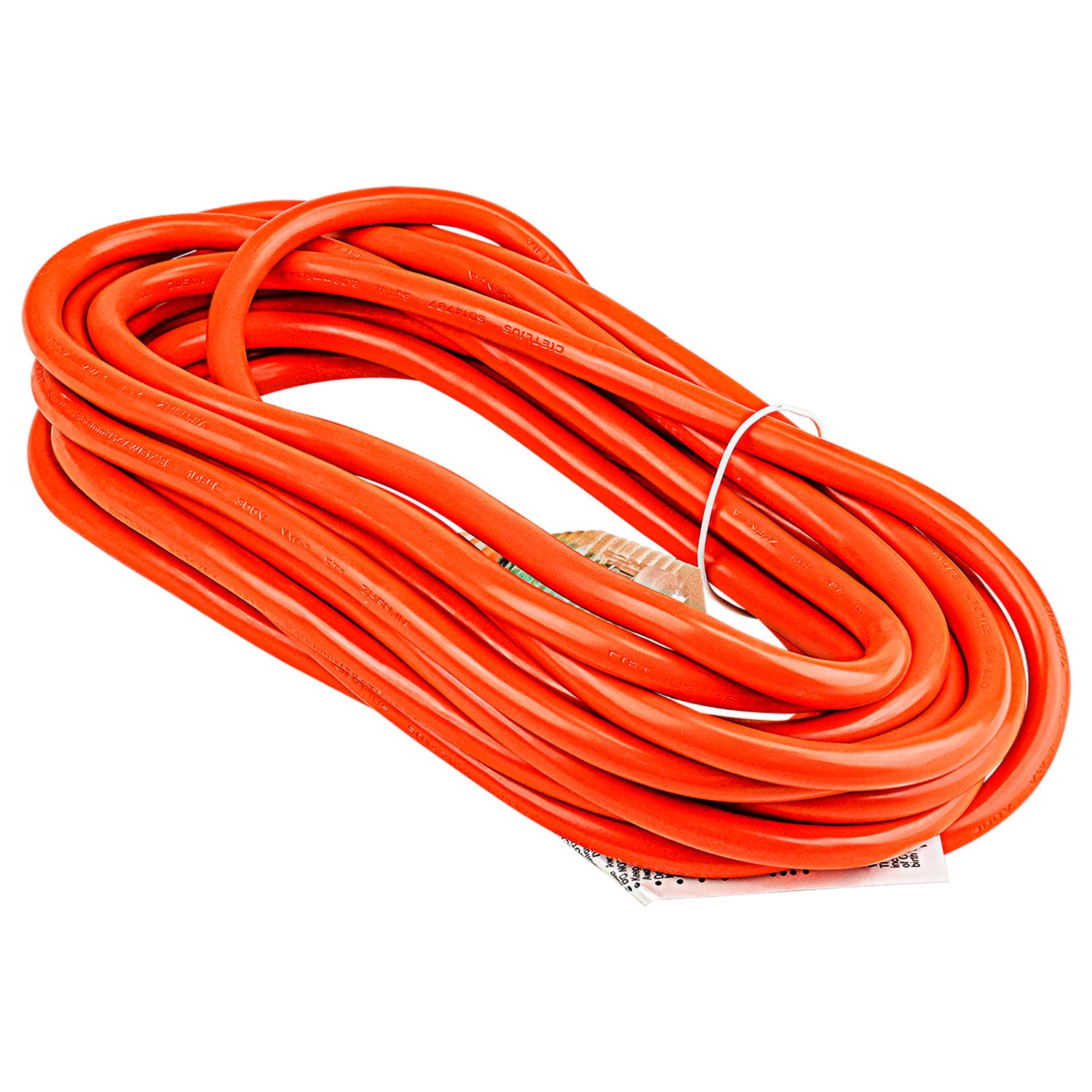 25’ Extension Cord with Power Indicator (EX-OD314-25ORG)