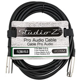 Male XLR to Female XLR Microphone Cable (FX-7M60-F60-20)