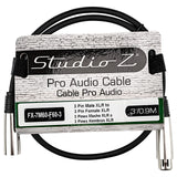 Male XLR to Female XLR Microphone Cable (FX-7M60-F60-3)