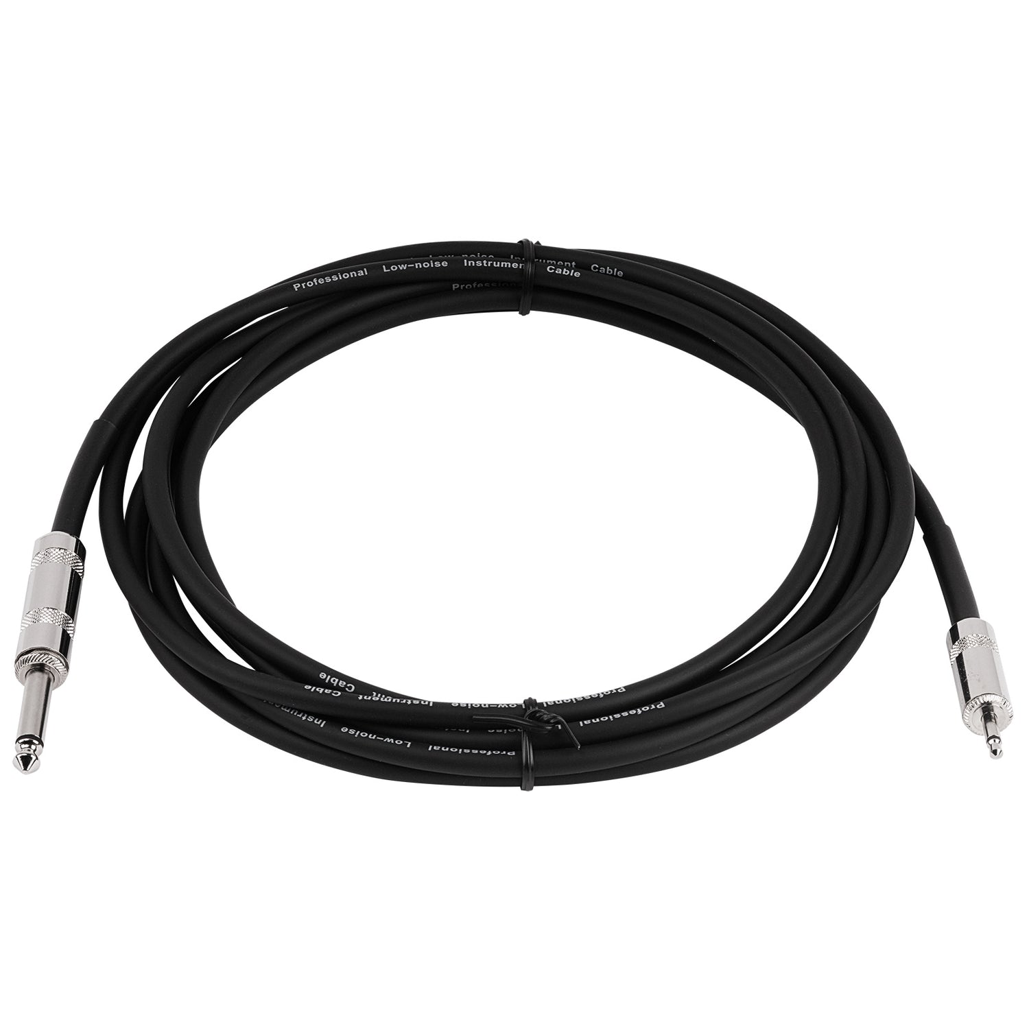 12Ft 3.5mm Plug to 1/4” Plug Accessory Cable (FXB-3514M-12)