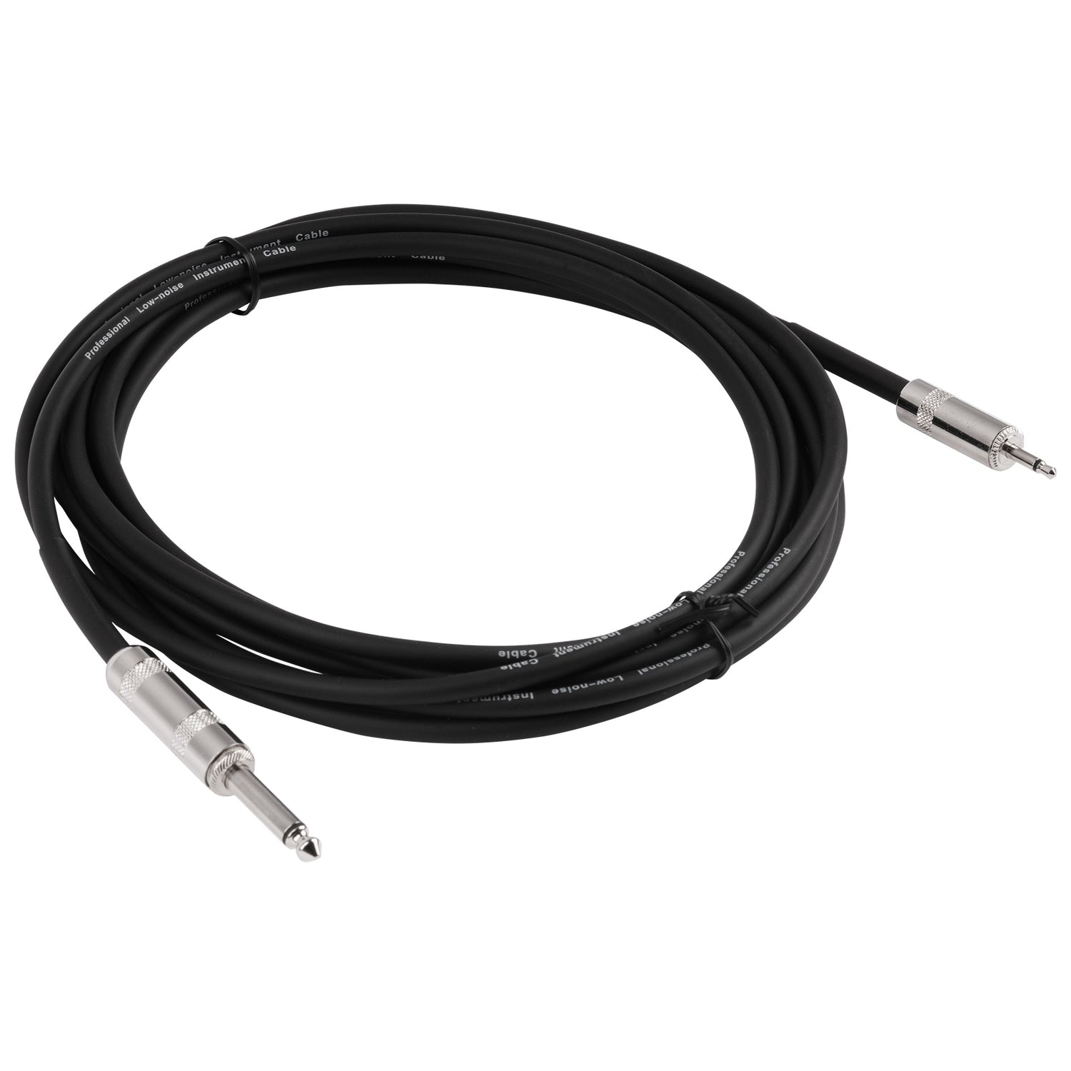 12Ft 3.5mm Plug to 1/4” Plug Accessory Cable (FXB-3514M-12)