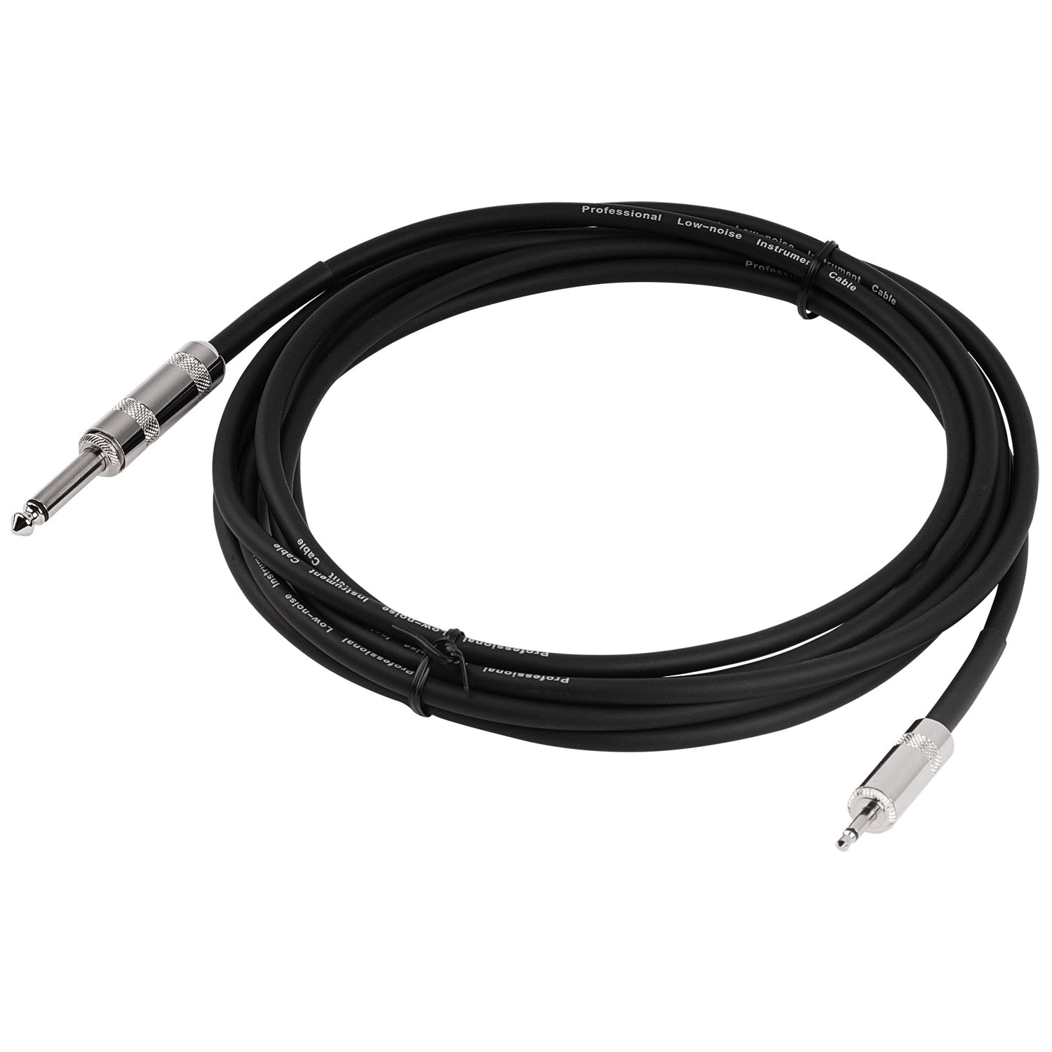 12Ft 3.5mm Plug to 1/4” Plug Accessory Cable (FXB-3514M-12)
