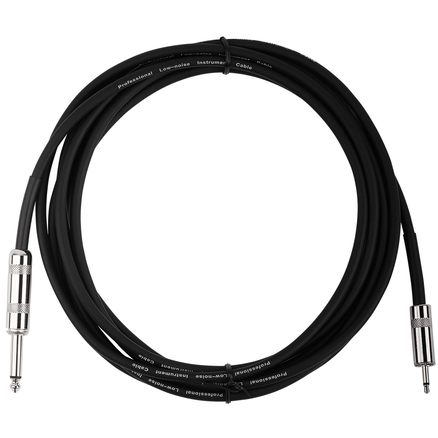 12Ft 3.5mm Plug to 1/4” Plug Accessory Cable (FXB-3514M-12)