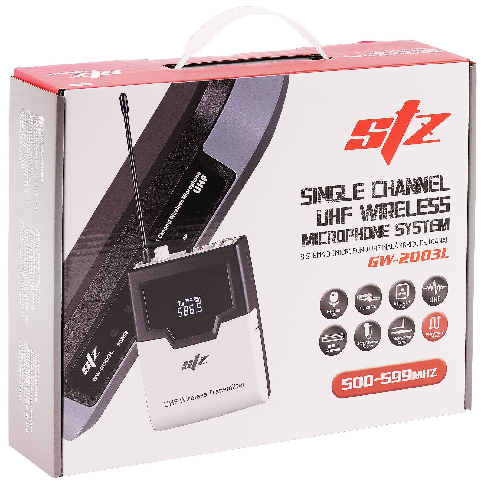 Single Channel UHF Wireless Microphone System (GW-2003L