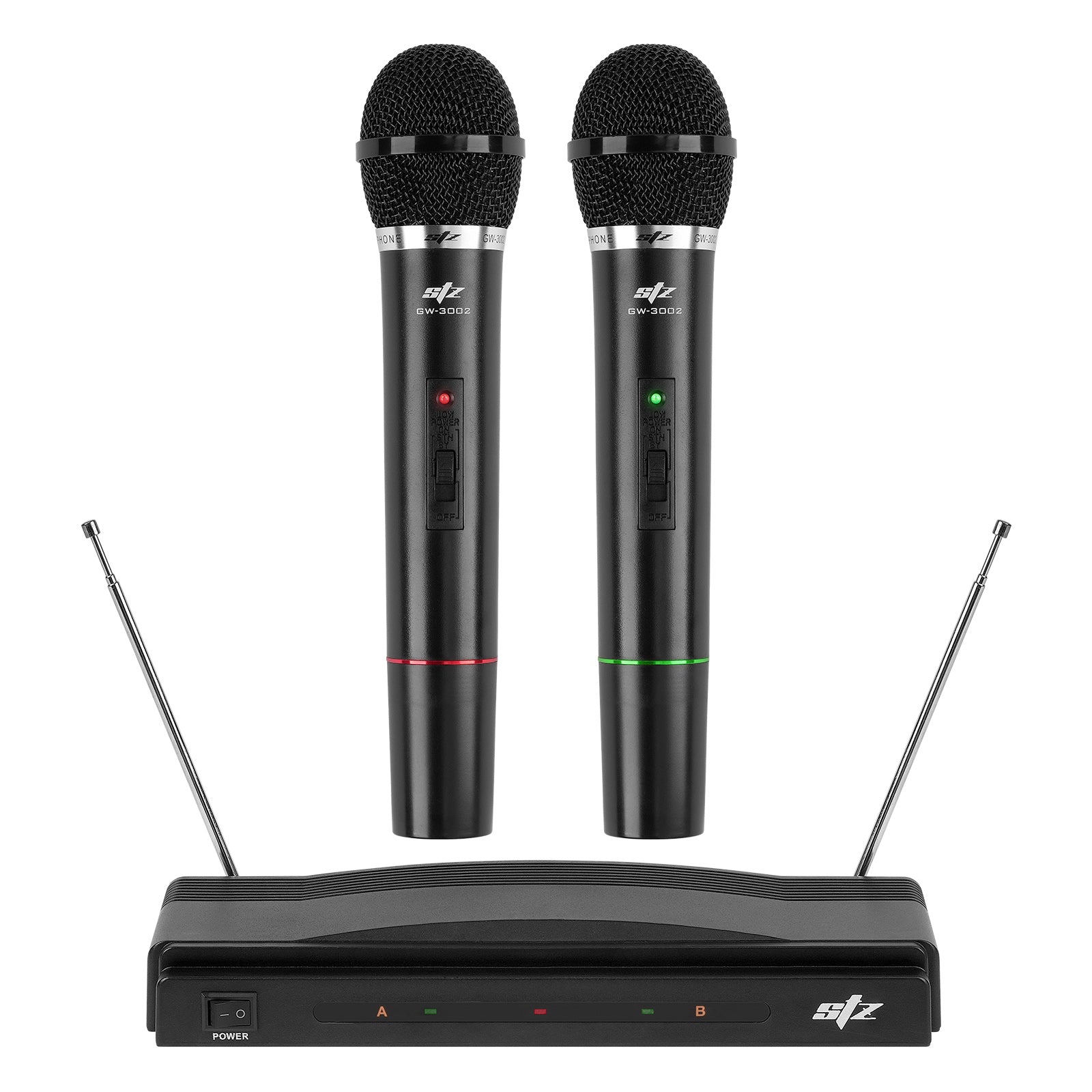 Dual Channel VHF Wireless Microphone System (GW-3002) – NipponAmerica