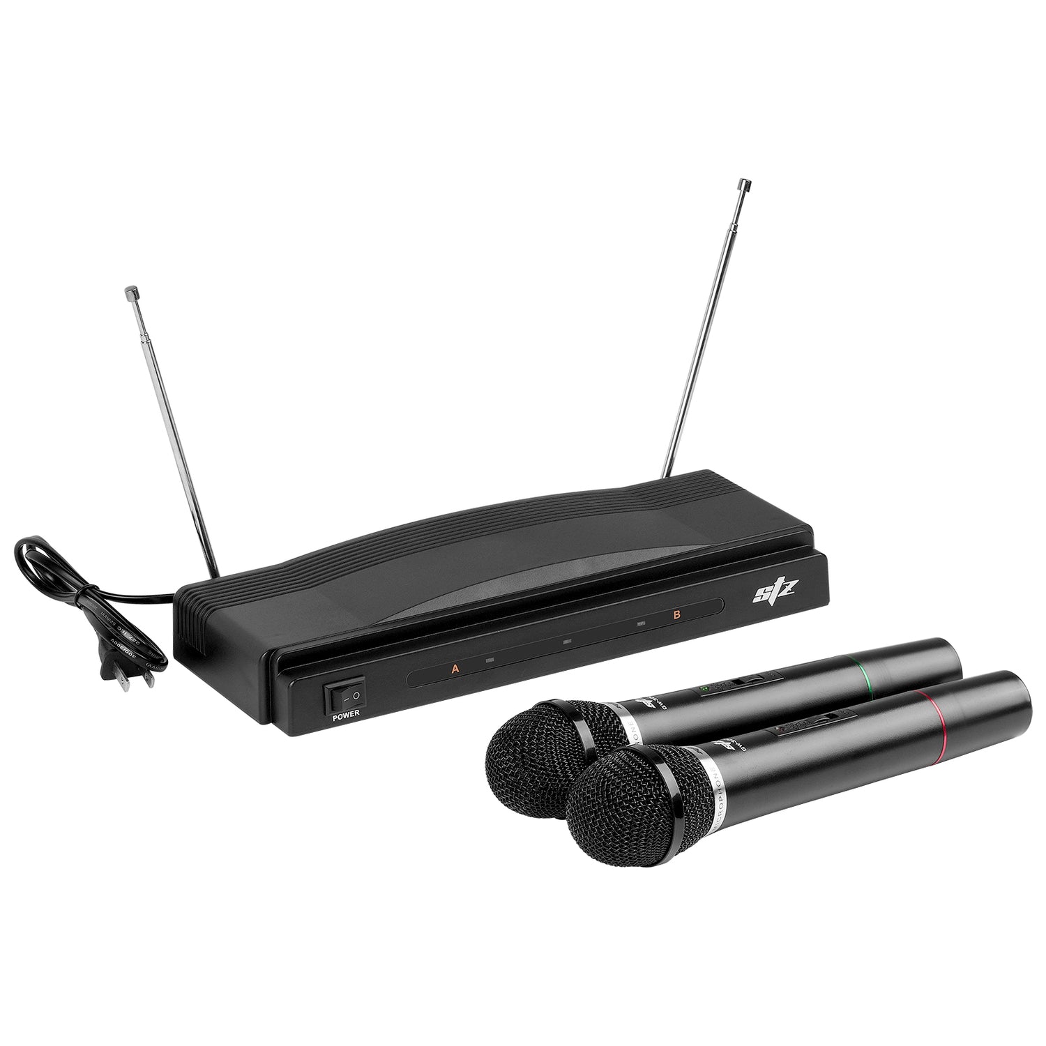 Dual Channel VHF Wireless Microphone System (GW-3002)