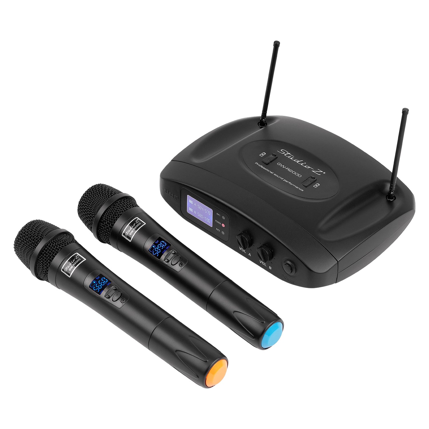 Dual Channel UHF Wireless Microphone System (GW-R2000)