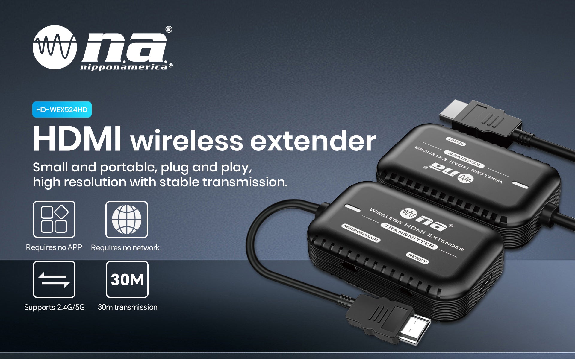 HDMI Wireless Extender (HD-WEX524HD) – NipponAmerica