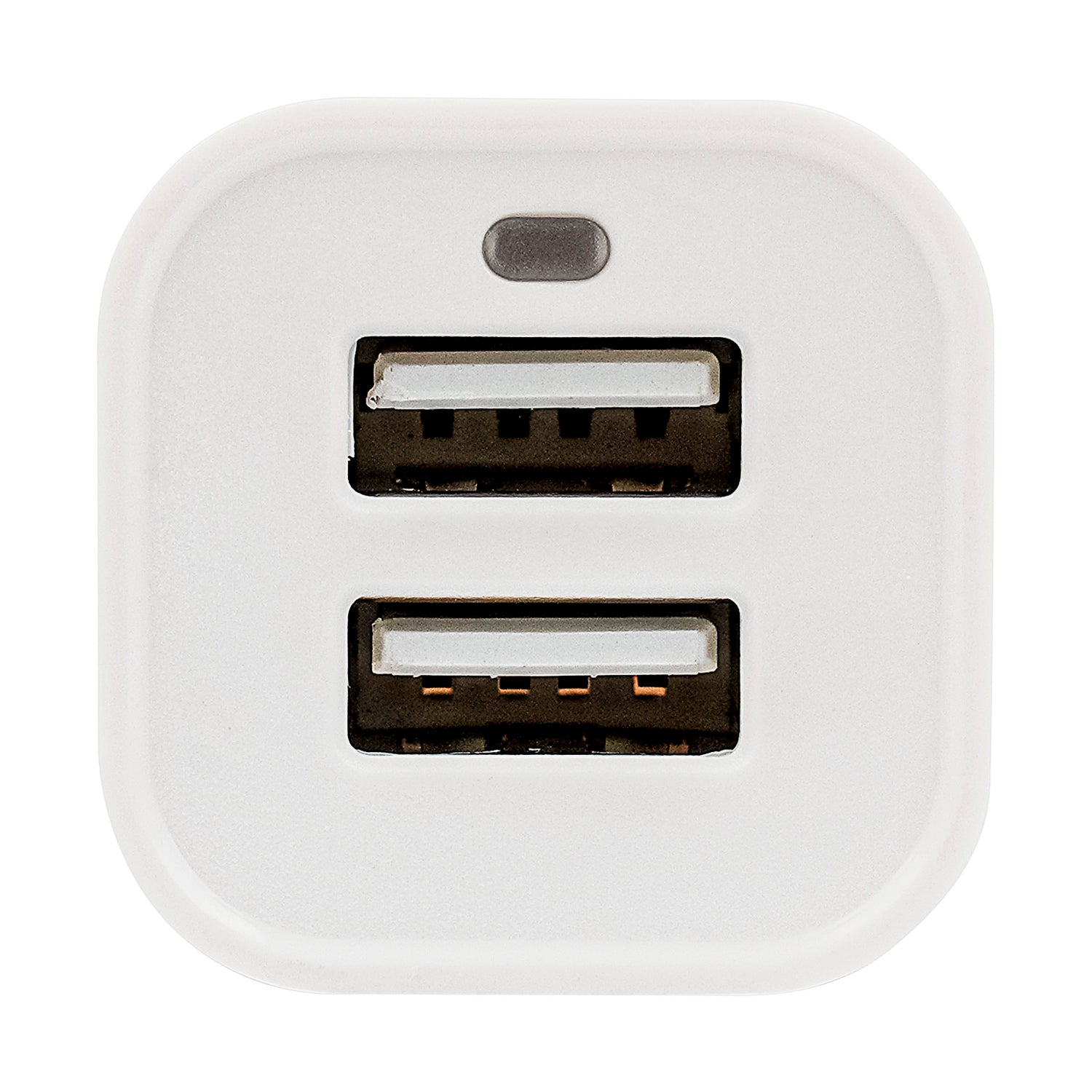 Dual USB Car Cigarette Lighter Adapter (ICL-200U-SLV)