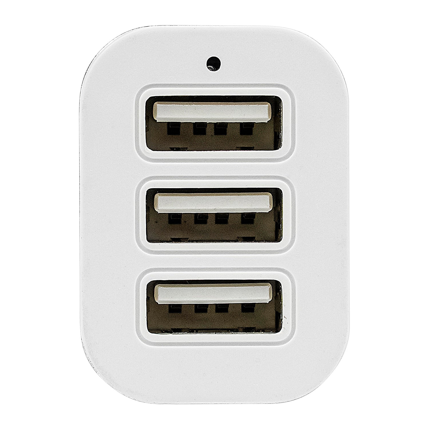 Triple USB Car Cigarette Lighter Adapter (ICL-300U-SLV)