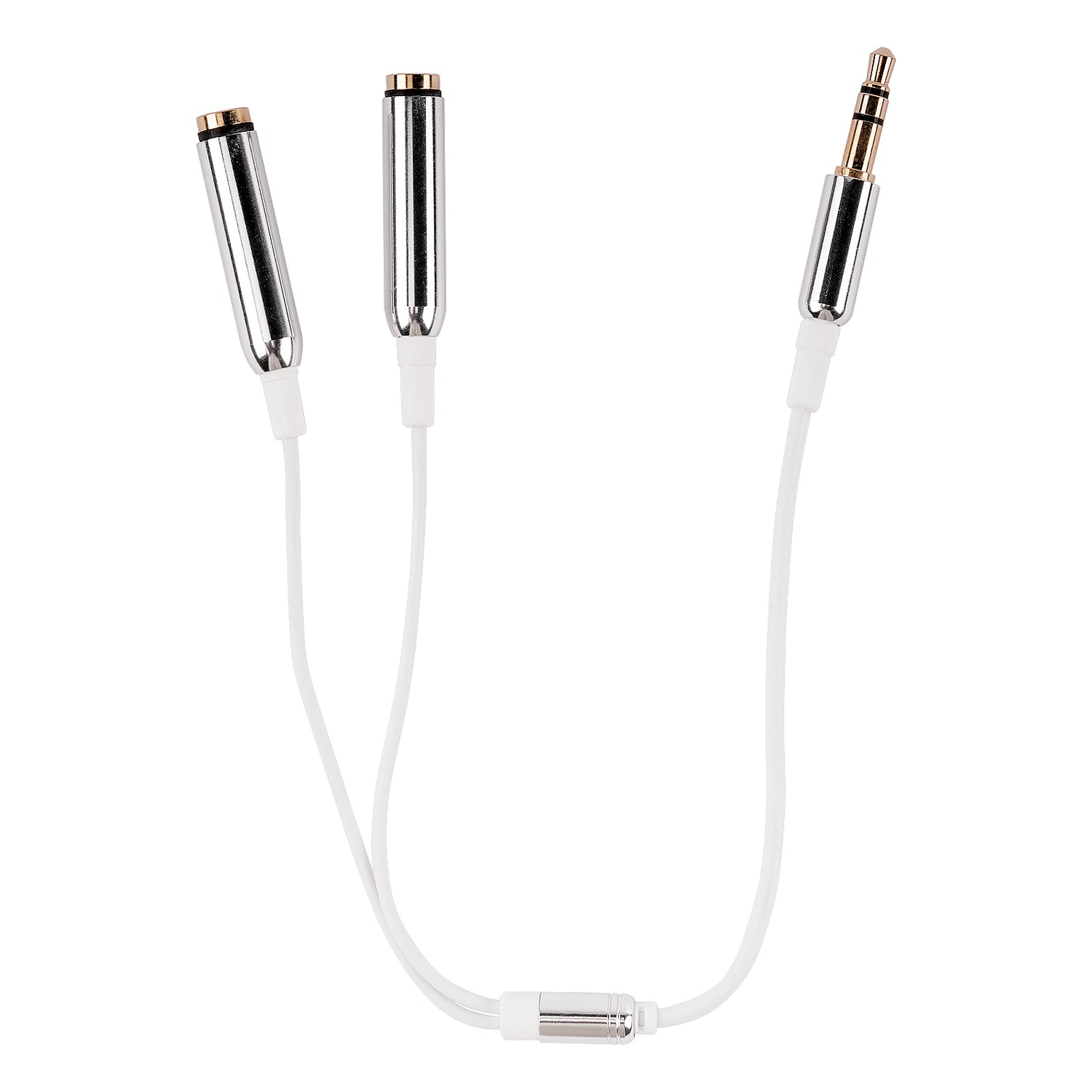 3.5mm Male Jack Plug to Dual 3.5mm Female Plug (IPLUG-TH)
