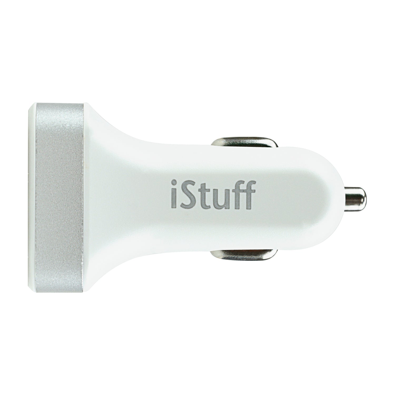 Dual USB Car Charger with LED Voltmeter (IPOWER-107D)