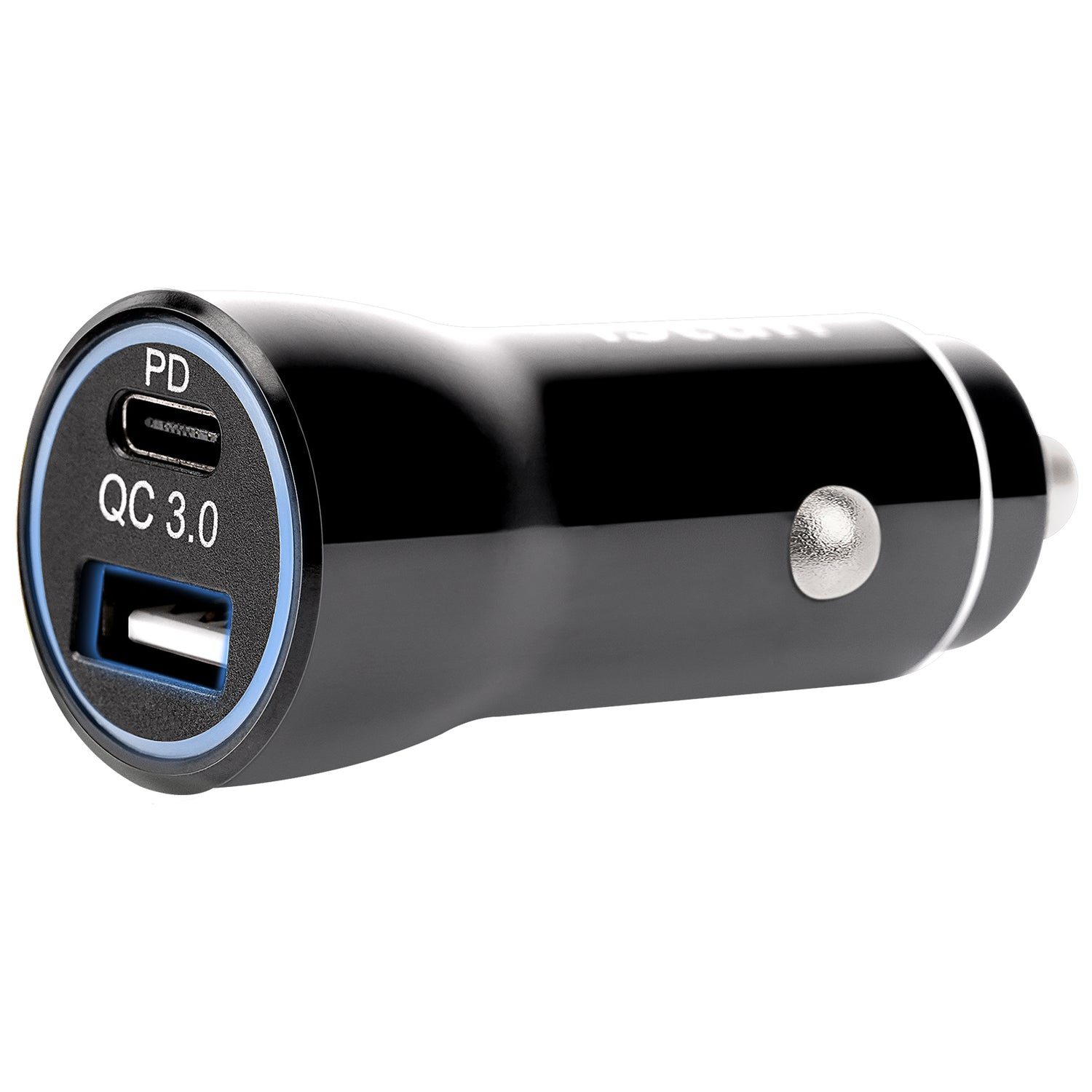 PD & QC3.0 18W Dual USB Car Charger (IPOWER-1USC-BLK)