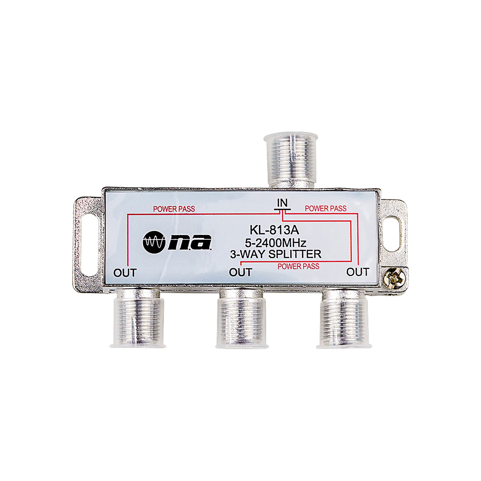 3-Way Coaxial Splitter (KL-813A) – NipponAmerica