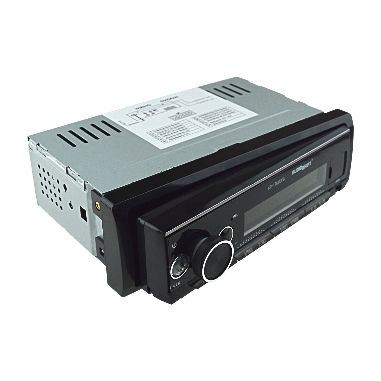 Detachable Single DIN LCD Car Radio (KP-1767DFB)