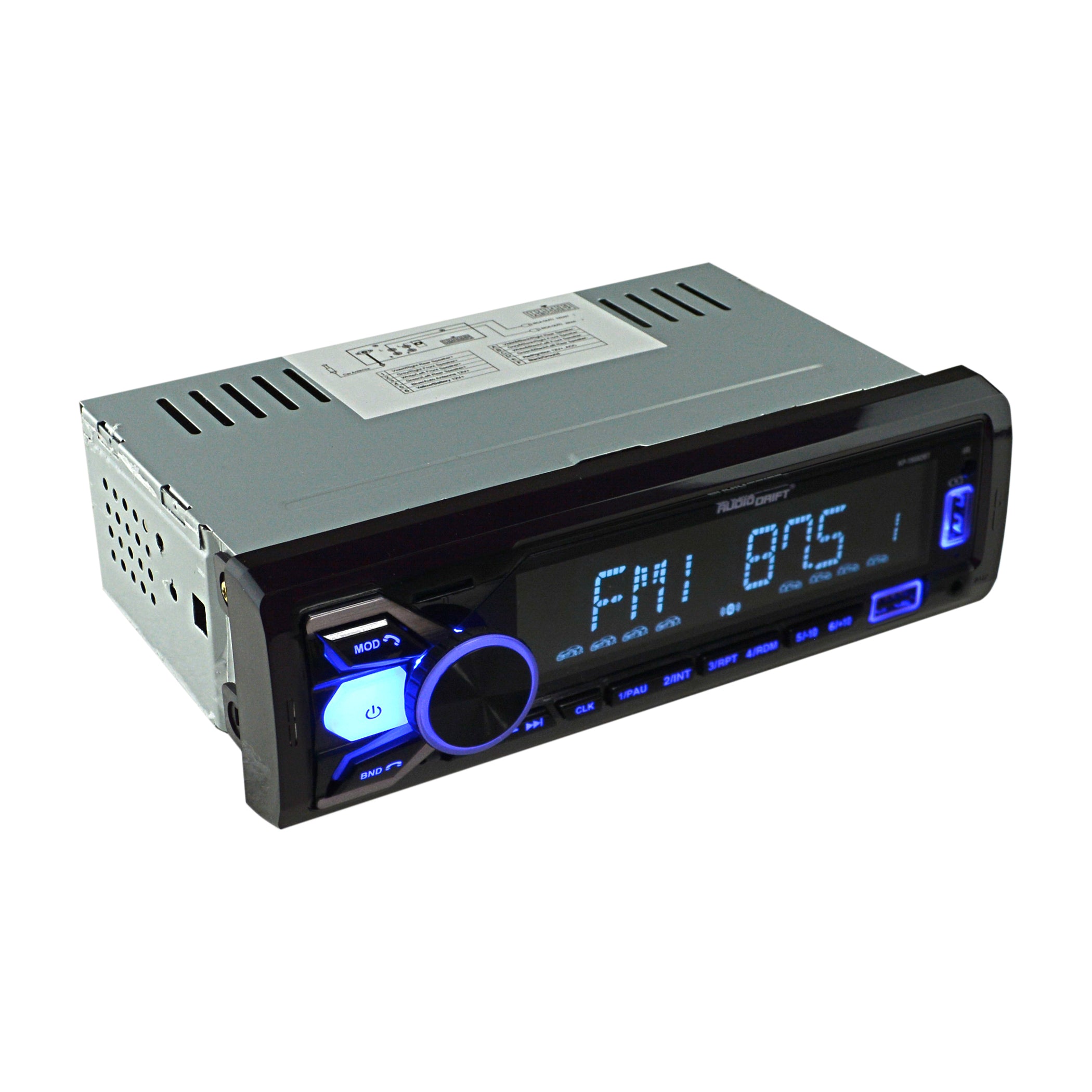 Single DIN LCD Car Radio (KP-1900DBT) – NipponAmerica