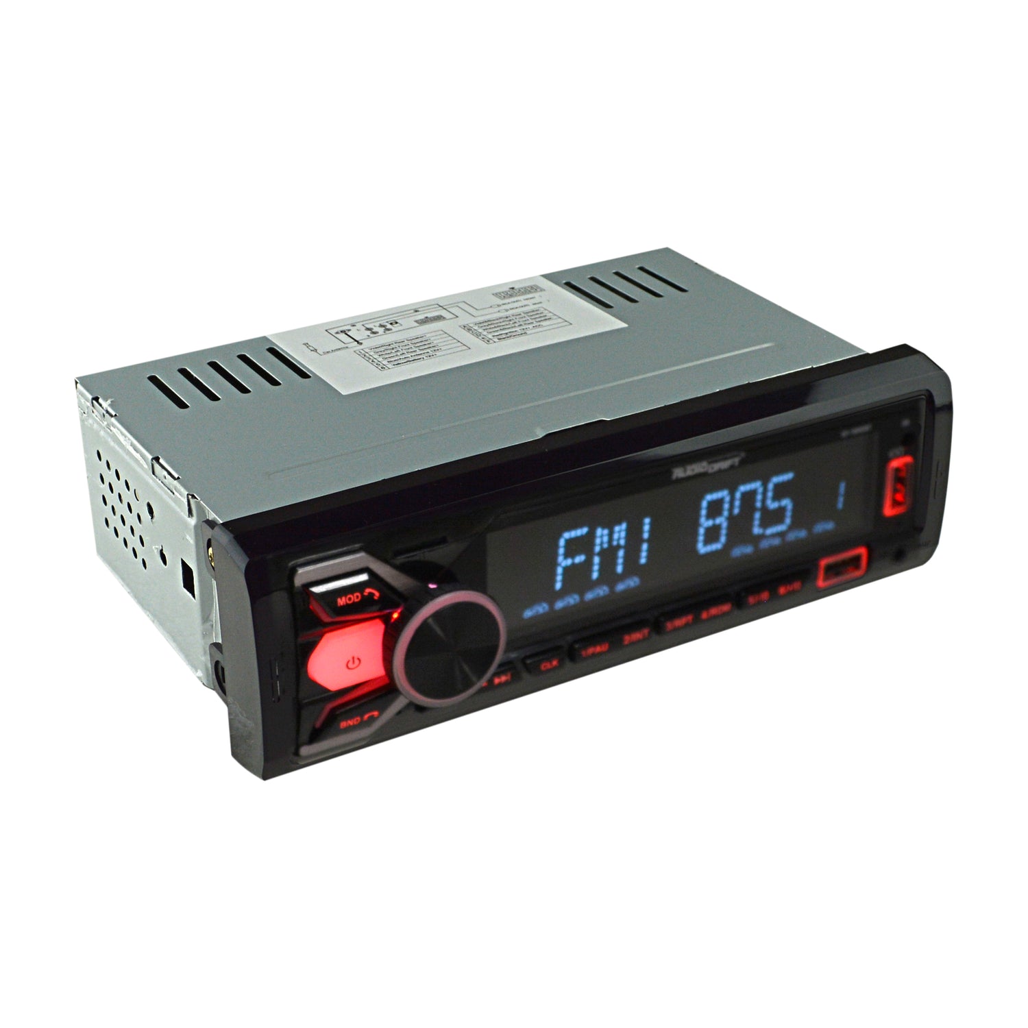 Single DIN LCD Car Radio (KP-1900DBT)