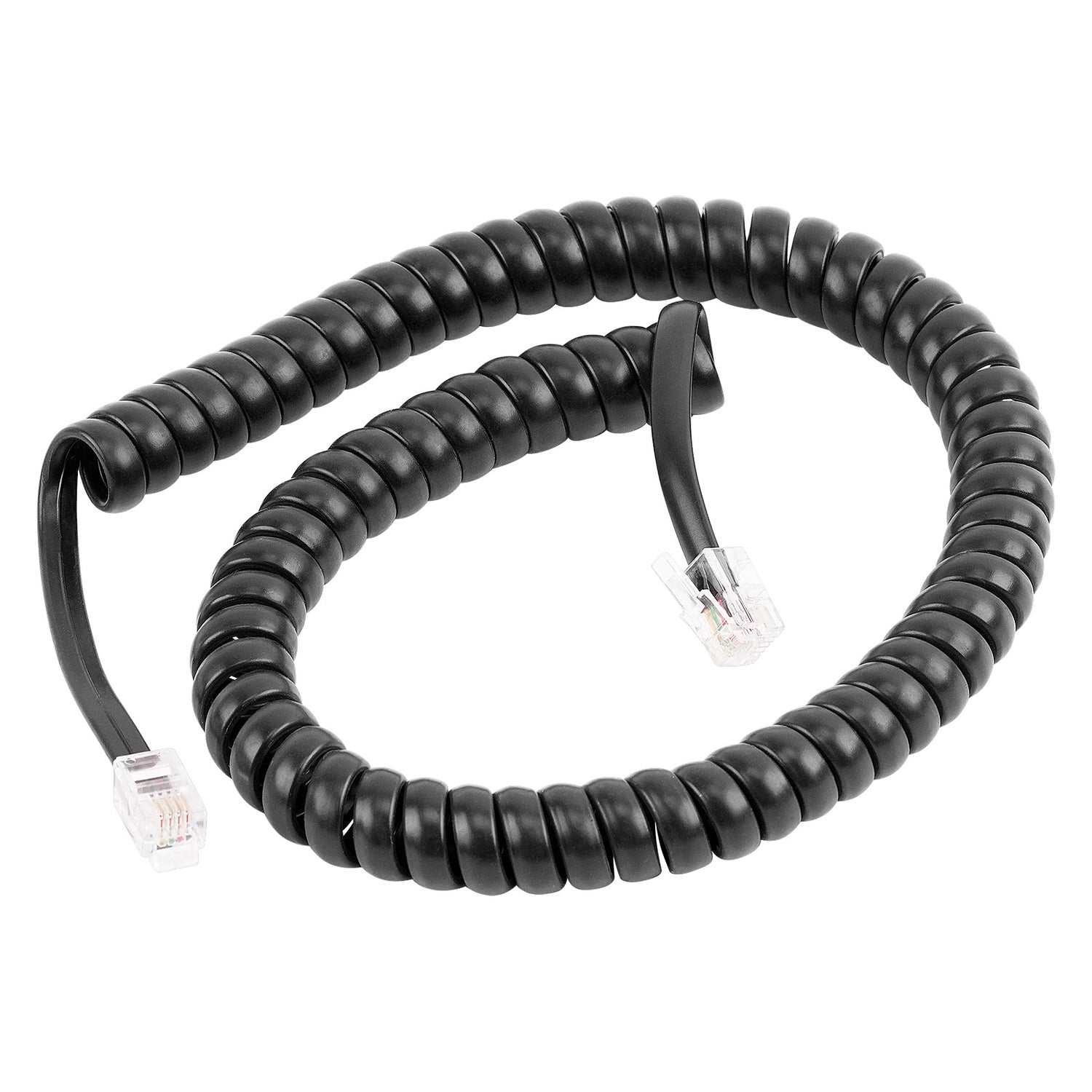 Modular Handset Coiled Cord(KR-209-7 BLK)