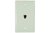 Telephone Single Wall Jack Plate (KR-216W)