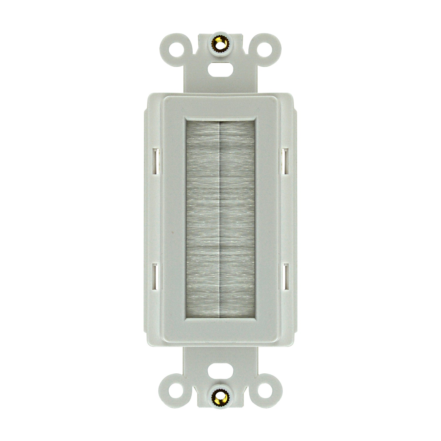 Brush Wall Plate Ivory (KR-U100-IVR)
