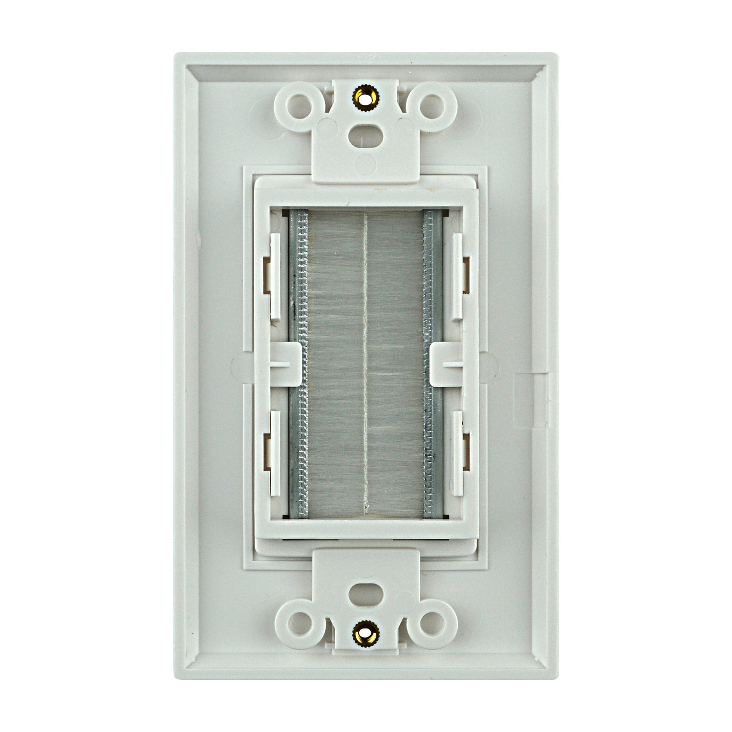 Brush Wall Plate Ivory (KR-U100-IVR)