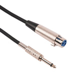20Ft 1/4" Male to XLR Female Microphone Cable (MC-10-20)