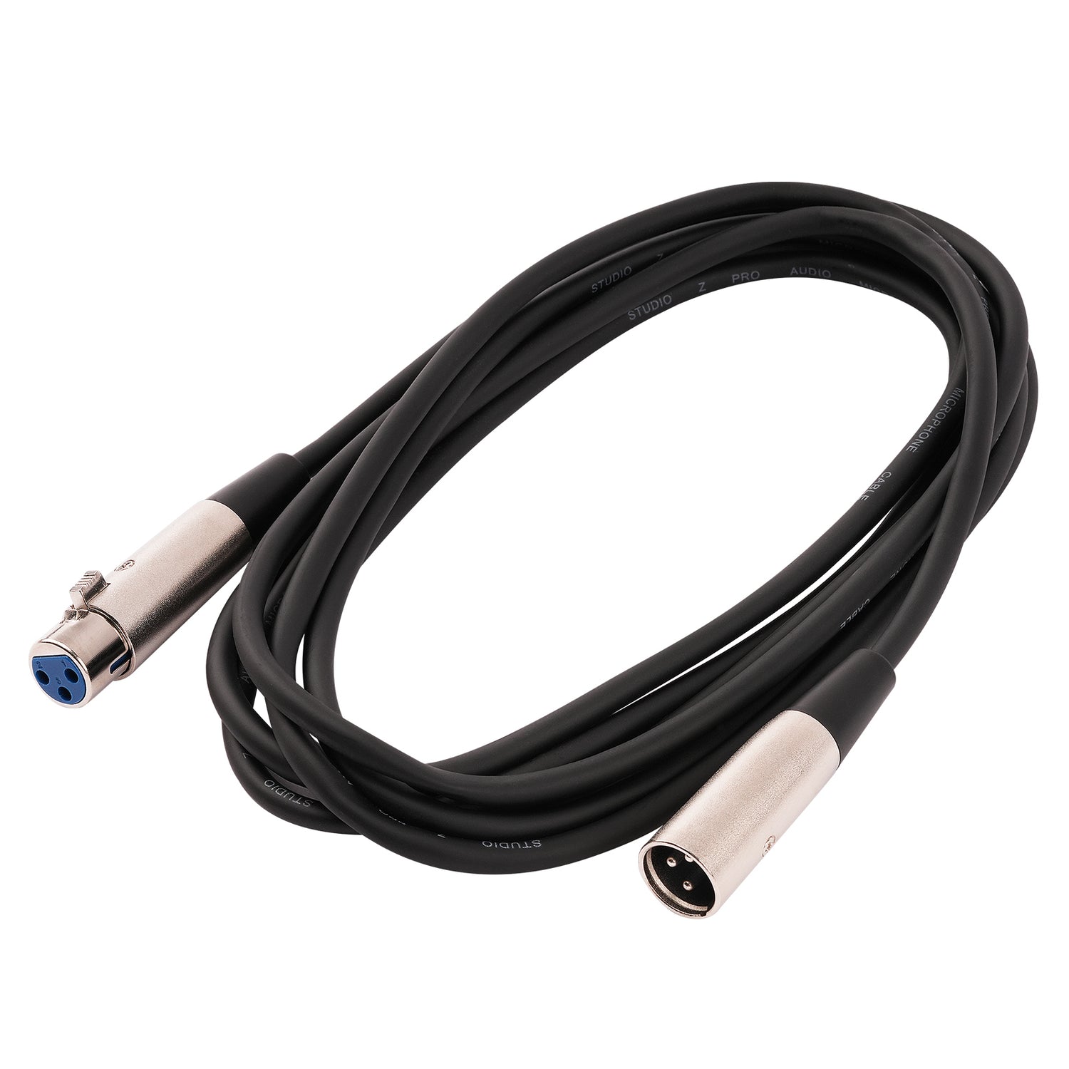 12Ft  3 Pin XLR Plug to 3 Pin XLR Jack Microphone Cable (MC-20-12)