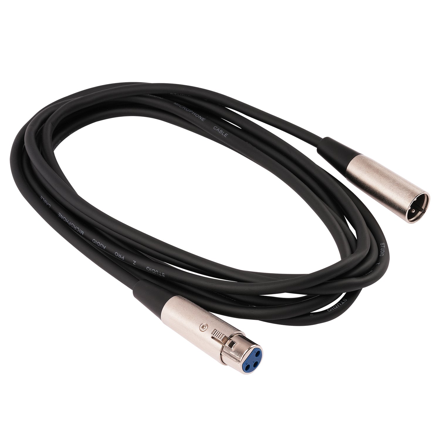 12Ft  3 Pin XLR Plug to 3 Pin XLR Jack Microphone Cable (MC-20-12)