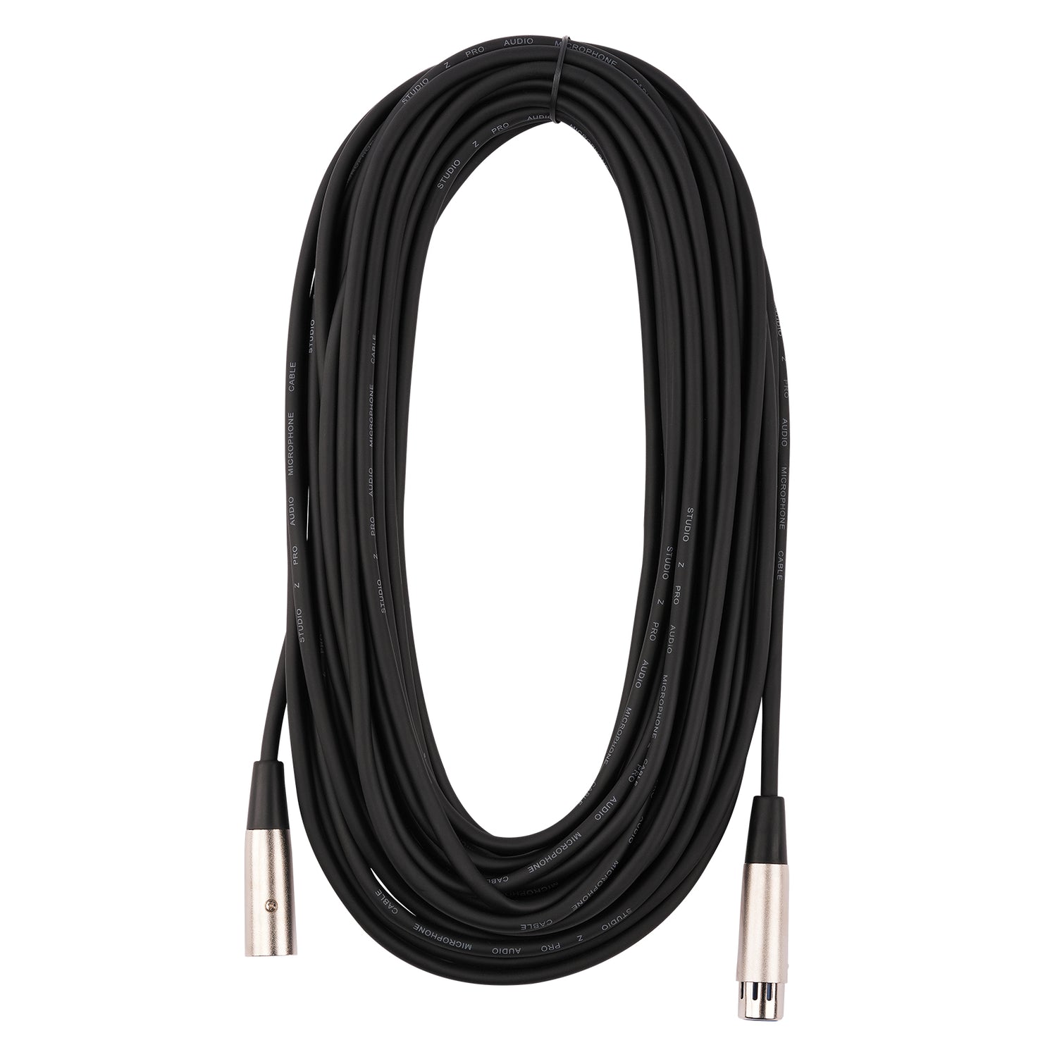 50Ft  3 Pin XLR Plug to 3 Pin XLR Jack Microphone Cable (MC-20-50)