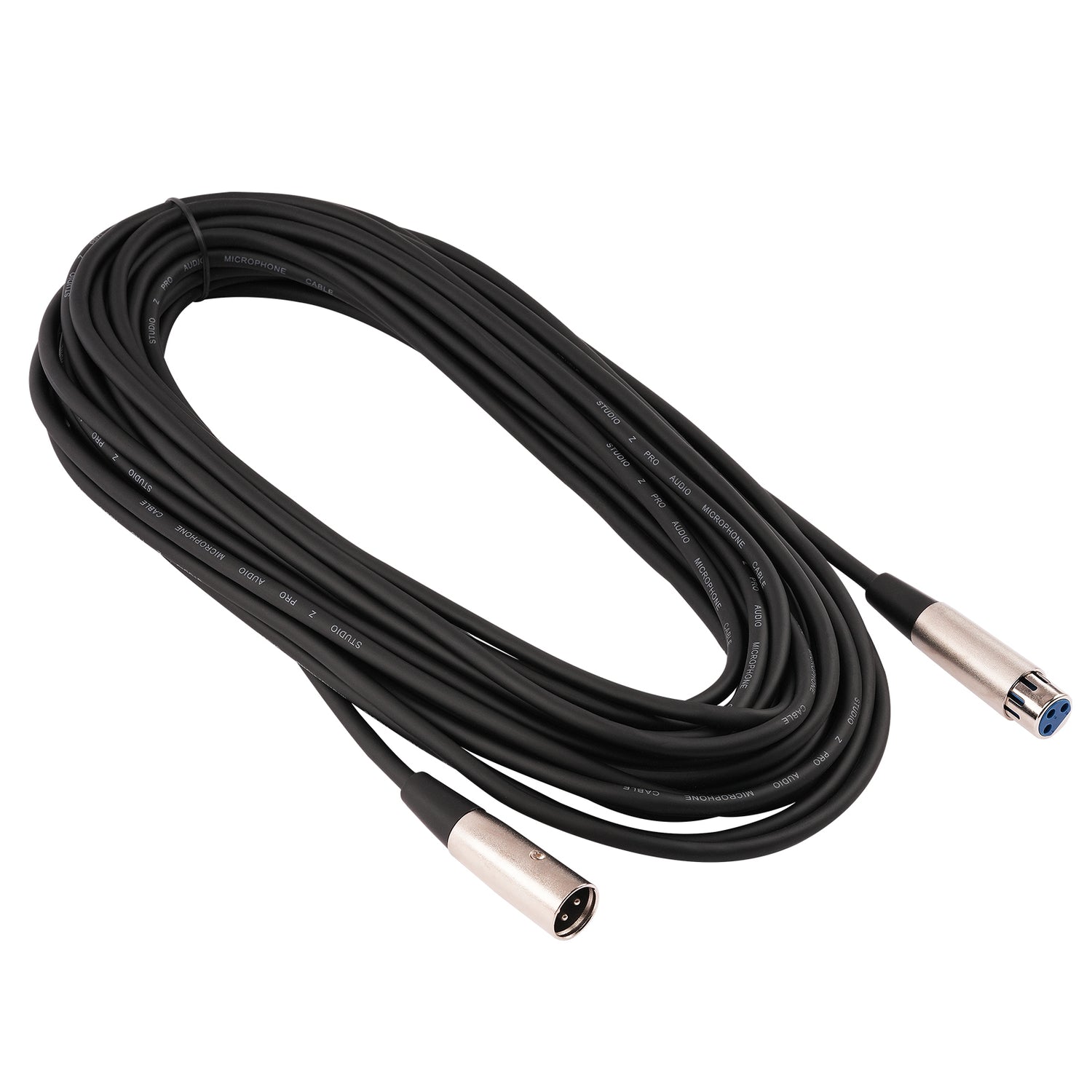 50Ft  3 Pin XLR Plug to 3 Pin XLR Jack Microphone Cable (MC-20-50)