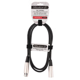 6Ft  3 Pin XLR Plug to 3 Pin XLR Jack Microphone Cable (MC-20-6)