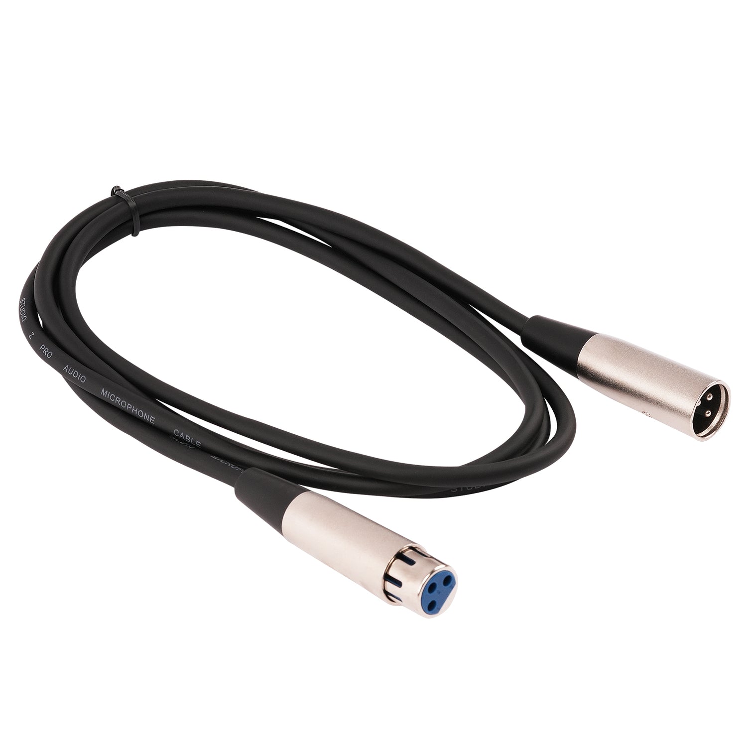 6Ft  3 Pin XLR Plug to 3 Pin XLR Jack Microphone Cable (MC-20-6)