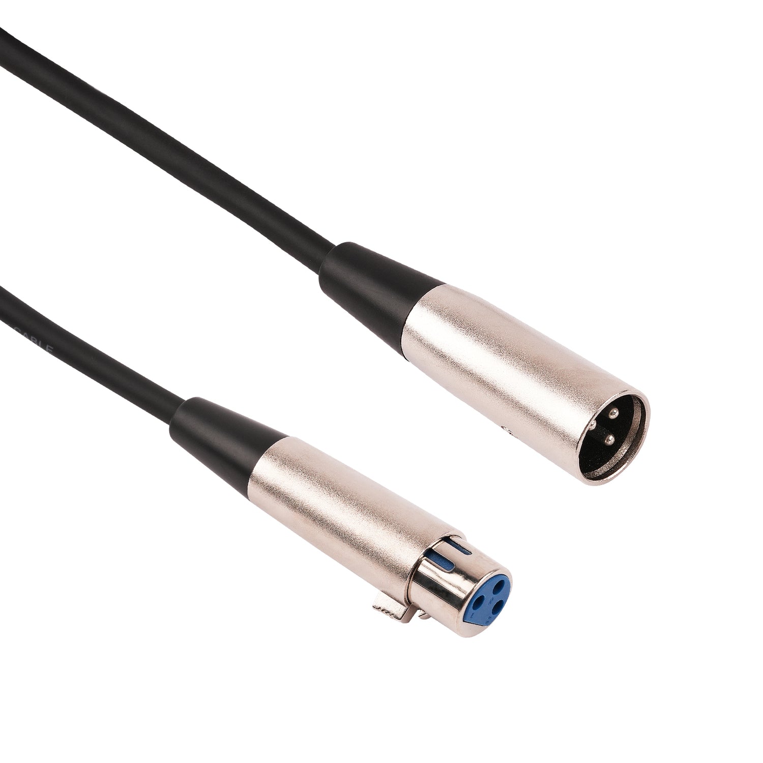 12Ft  3 Pin XLR Plug to 3 Pin XLR Jack Microphone Cable (MC-20-12)