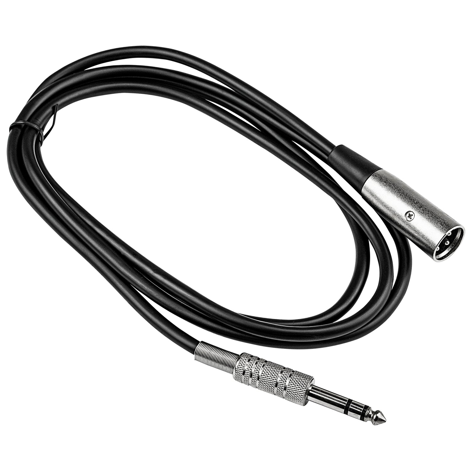 6Ft  1/4” Mono Plug to 3 Pin XLR Plug Cable (MC-30-6)
