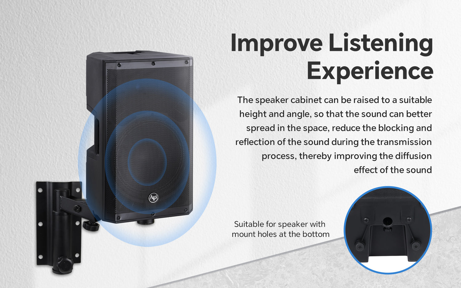 Speaker Wall Bracket (MS-WB812)