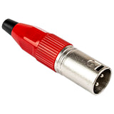 XLR Male Connector (MX-73 RED)