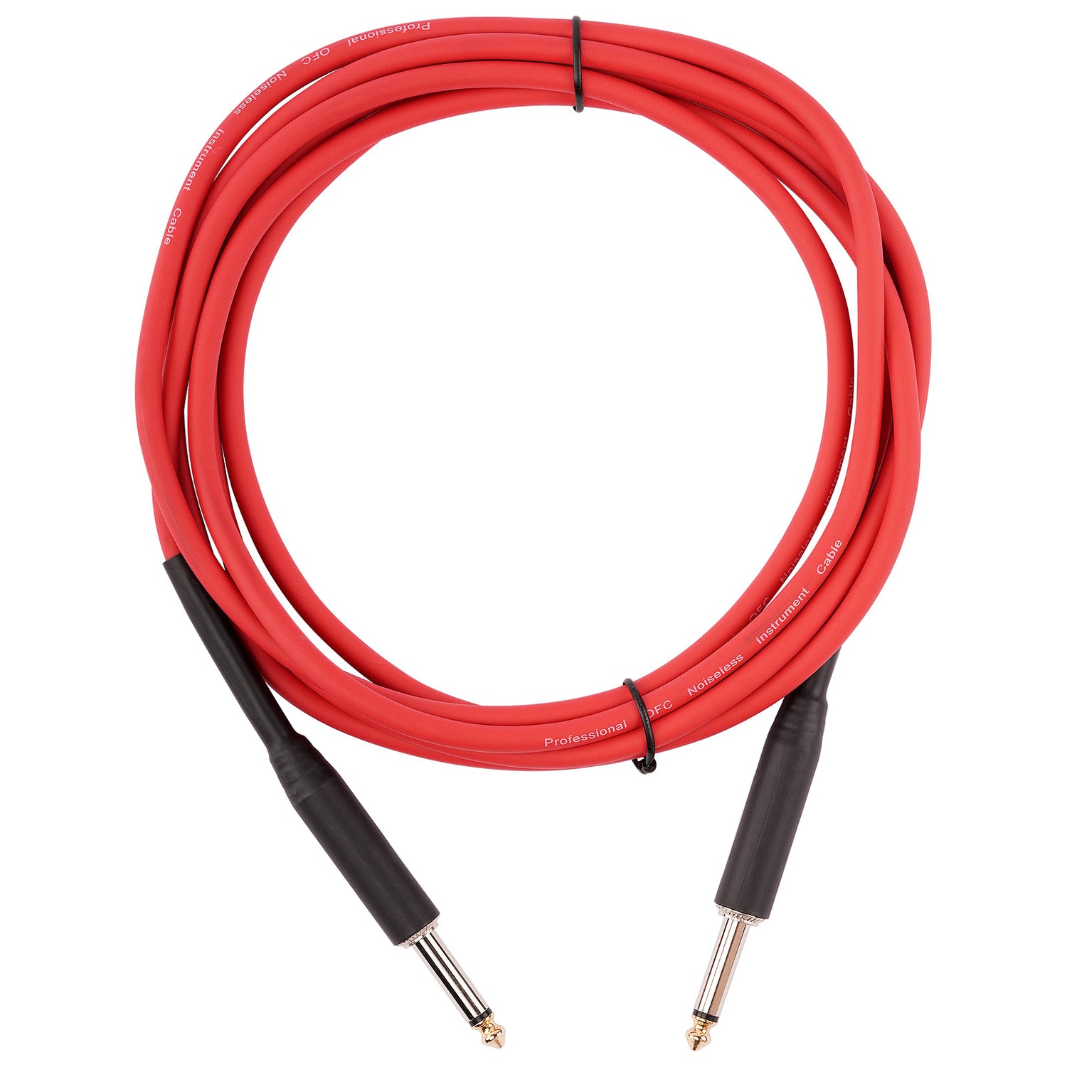 1/4” to 1/4” Instrument Cable, with Gold Tips (N-110E)