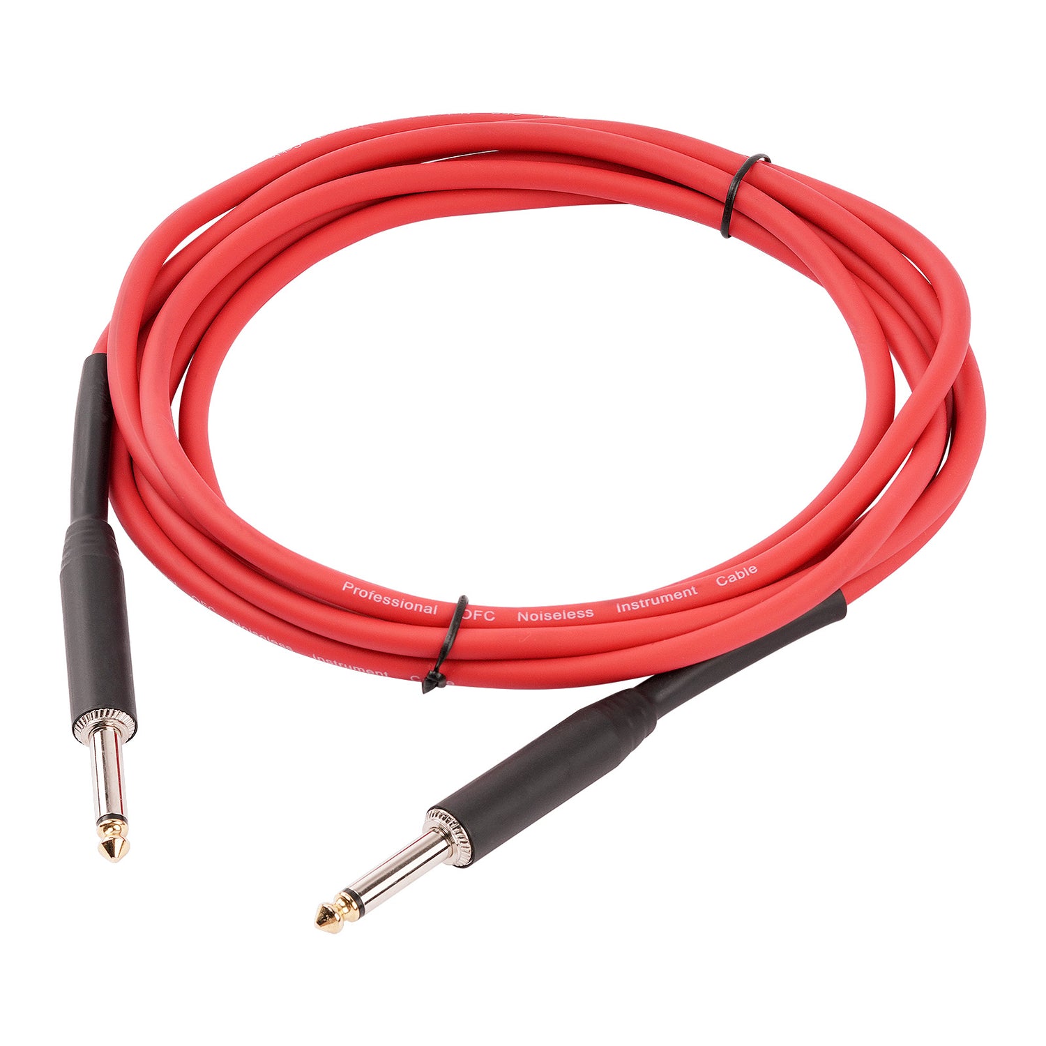 1/4” to 1/4” Instrument Cable, with Gold Tips (N-110E)