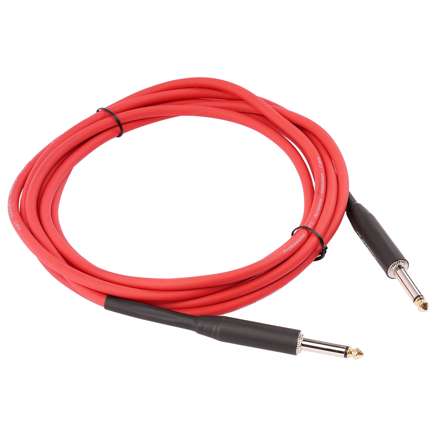 1/4” to 1/4” Instrument Cable, with Gold Tips (N-110E)