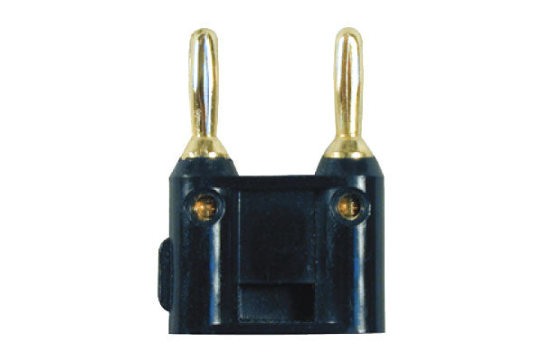 Dual Mini Black Speaker Banana Plug (NB-117BLK)