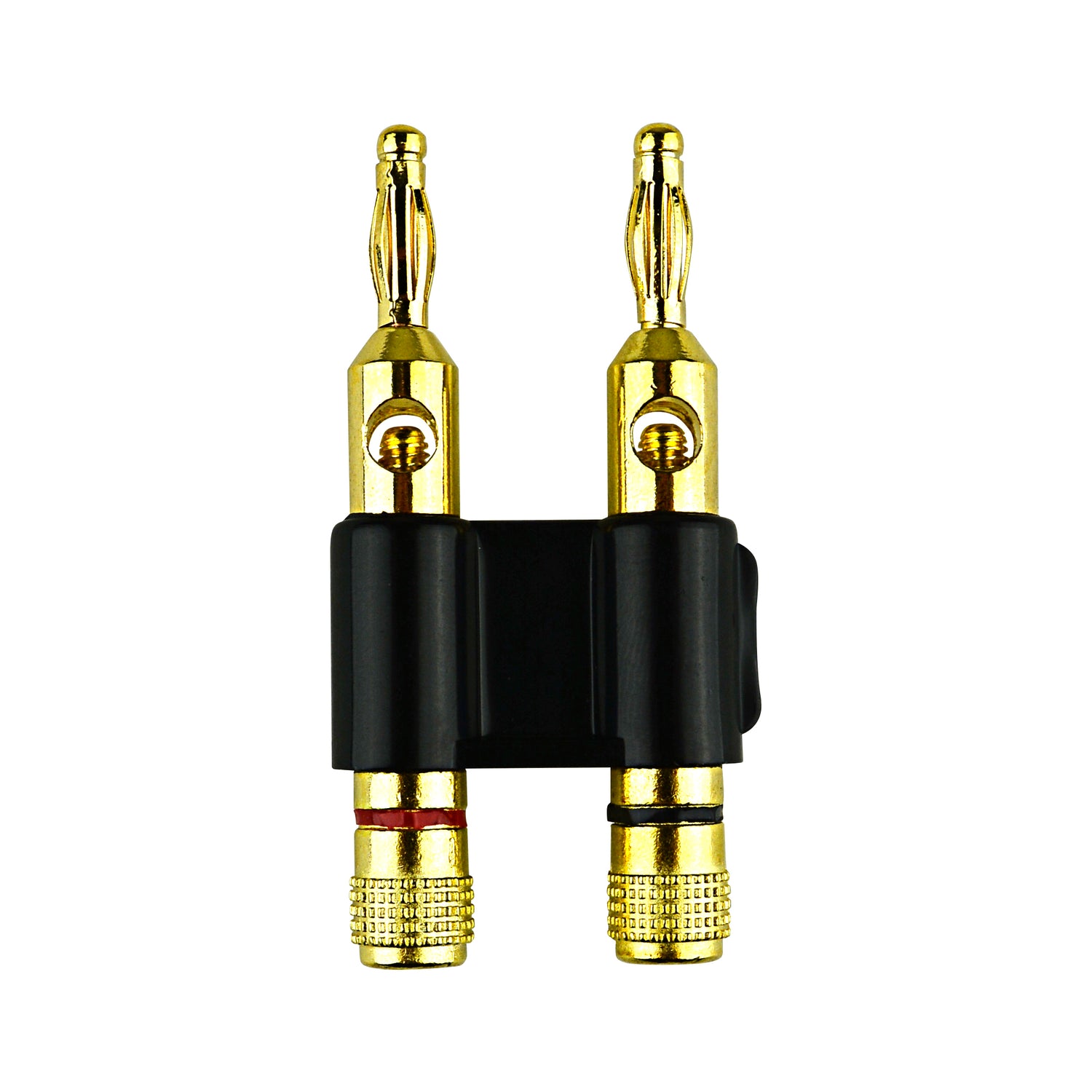 Dual Speaker Banana Plug with Black (NB-417 BLK)