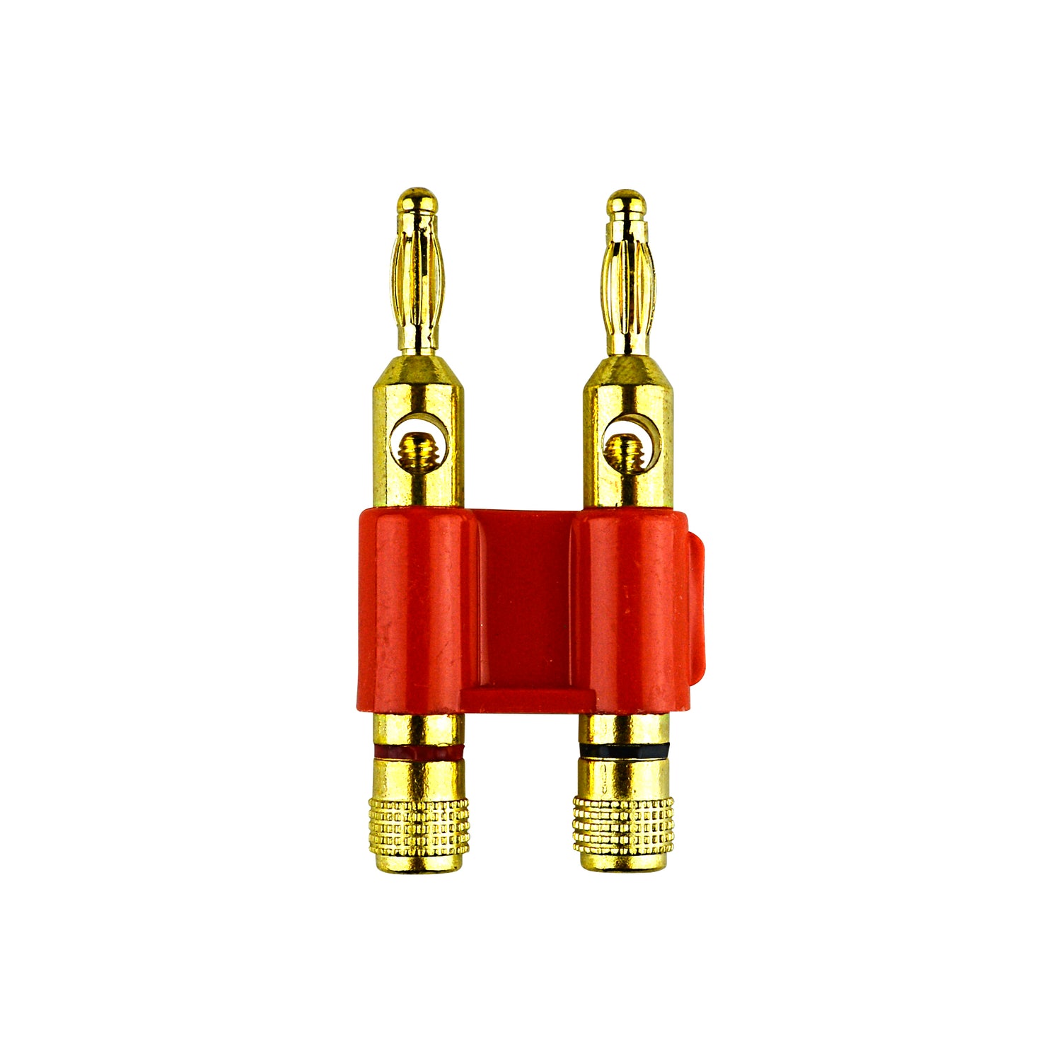 Dual Speaker Banana Plug with Red (NB-417 RED)