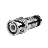 Twist-On Black Male BNC Compressed Connector for RG-59 (NF-33CMP BLK)