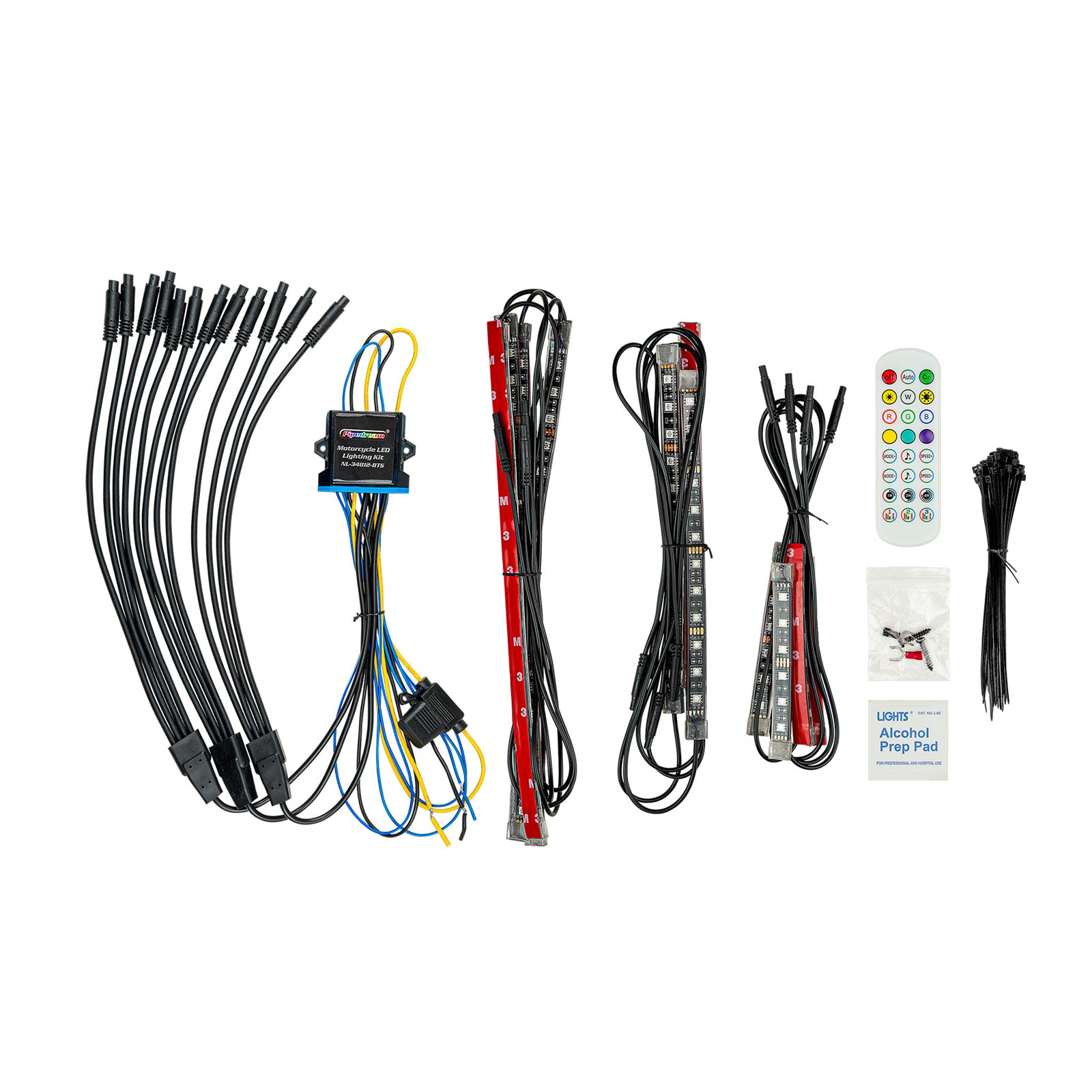 新品KUSH LIFE LED トレイ Motorcycle LED Lighting Kit (NL-34812-BTS) – NipponAmerica